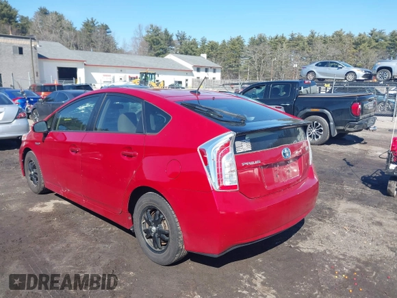 2013 Toyota Prius One with VIN JTDKN3DUXD5546385, listed as a IAAI auction lot 41763852 with 124,363 mi miles. Bid and sale history available at carsss.com. Image 3.