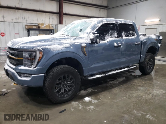 2023 Ford F-150 XL with VIN 1FTEW1E88PFB86418, listed as a Copart auction lot 41494455 with 37,292 mi miles and Salvage title. Bid and sale history available at DreamBid. Image 1.