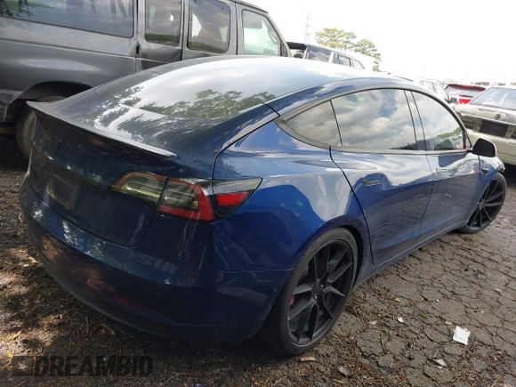 2018 Tesla Model 3 Long Range Battery with VIN 5YJ3E1EA2JF040914, listed as a IAAI auction lot 42120091 with 138,130 mi miles and . Bid and sale history available at DreamBid. Image 4.