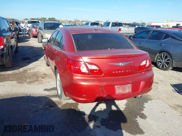2008 Chrysler Sebring Touring z VIN 1C3LC56KX8N261620, wystawiony jako IAAI lot #41663202 z przebiegiem 194 237 mil mil oraz . Historia ofert i sprzedaży dostępna na DreamBid. Obrazek 3.