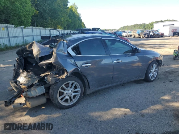 2010 Nissan Maxima SV with VIN 1N4AA5AP9AC804281, listed as a Copart auction lot 56912815 with 257,381 mi miles and Salvage title. Bid and sale history available at DreamBid. Image 3.