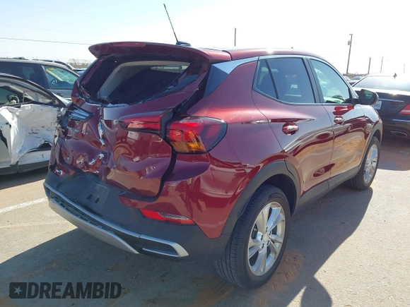 2023 Buick Encore GX Preferred with VIN KL4MMBS29PB109145, listed as a IAAI auction lot 41999994 with 28,405 mi miles and . Bid and sale history available at DreamBid. Image 4.