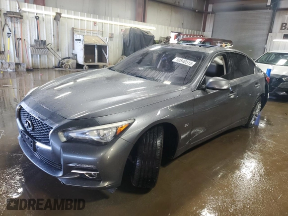 2017 Infiniti Q50 Premium with VIN JN1EV7AR6HM830034, listed as a Copart auction lot 50840515 with 80,067 mi miles and Non repairable. Bid and sale history available at DreamBid. Image 1.