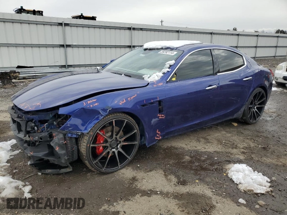 2016 Maserati Ghibli S Q4 with VIN ZAM57RTA9G1191475, listed as a Copart auction lot 39292114 with 84,071 mi miles. Bid and sale history available at carsss.com. Image 1.