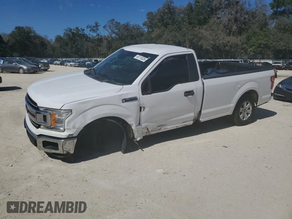 2019 Ford F-150 XL z VIN 1FTMF1C53KKD07988, wystawiony jako Copart lot #45115035 z przebiegiem 72 092 mil mil oraz Nie do naprawy • Non repairable. Historia ofert i sprzedaży dostępna na DreamBid. Obrazek 1.
