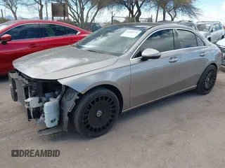 2019 Mercedes-Benz A 220 with VIN WDD3G4EB0KW002184, listed as a IAAI auction lot 41593773 with 38,476 mi miles and . Bid and sale history available at DreamBid. Image 2.