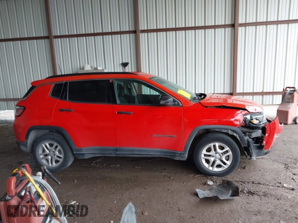 2019 Jeep Compass Sport z VIN 3C4NJCAB2KT676721, wystawiony jako IAAI lot #42116610 z przebiegiem 130 701 mil mil oraz . Historia ofert i sprzedaży dostępna na DreamBid. Obrazek 13.
