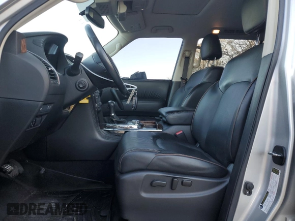 2019 Nissan Armada SV with VIN JN8AY2NC1K9585637, listed as a Copart auction lot 81100094 with 76,843 mi miles and Salvage Title. Bid and sale history available at carsss.com. Image 7.