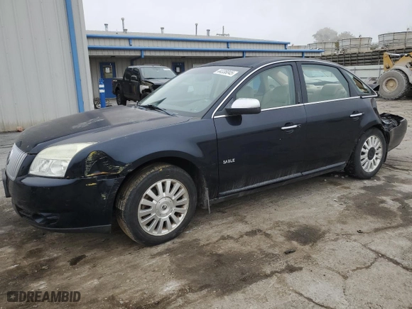 2008 Mercury Sable with VIN 1MEHM40W38G621768, listed as a Copart auction lot 44338045 with 0 mi miles and Salvage Title. Bid and sale history available at carsss.com. Image 1.