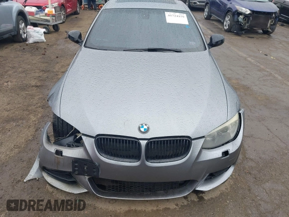 2011 BMW 3 Series 335is with VIN WBAKG1C52BE599455, listed as a IAAI auction lot 41724159 with 121,570 mi miles and . Bid and sale history available at carsss.com. Image 13.