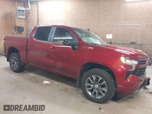 2023 Chevrolet Silverado 1500 RST with VIN 1GCUDEE83PZ298907, listed as a IAAI auction lot 40572676 with 10,628 mi miles and . Bid and sale history available at DreamBid. Image 1.