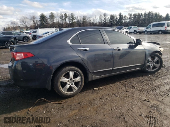 2012 Acura TSX Tech Pkg with VIN JH4CU2F62CC008451, listed as a Copart auction lot 45272625 with 179,434 mi miles and Salvage Title. Bid and sale history available at carsss.com. Image 3.