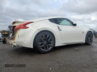 2015 Nissan 370Z with VIN JN1AZ4EH2FM440869, listed as a Copart auction lot 49371185 with 0 mi miles and Salvage Title. Bid and sale history available at carsss.com. Image 3.