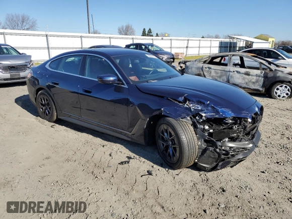 2023 BMW i4 eDrive40 z VIN WBY73AW04PFN76960, wystawiony jako Copart lot #89221195 z przebiegiem 20 365 mil mil oraz Szkoda całkowita • Salvage title. Historia ofert i sprzedaży dostępna na DreamBid. Obrazek 4.