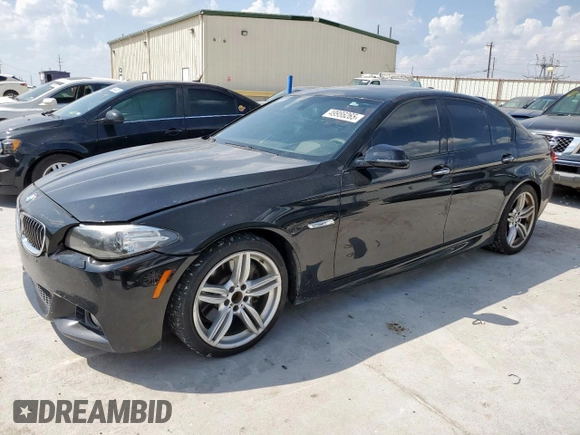 2016 BMW 5 Series 535i with VIN WBA5B1C53GG132889, listed as a Copart auction lot 49986265 with 204,118 mi miles and Salvage Title. Bid and sale history available at DreamBid. Image 1.