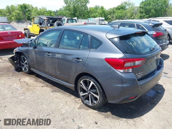 2023 Subaru Impreza Special Sports с VIN 4S3GTAM60P3719834, выставлен на аукционе IAAI как лот 42268287 с пробегом 15 688 миль миль и . История ставок и продаж доступна на DreamBid. Изображение 3.