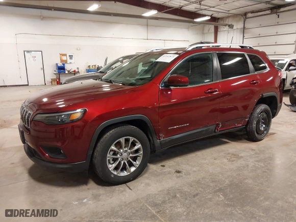 2021 Jeep Cherokee Latitude Lux with VIN 1C4PJMMX3MD142612, listed as a IAAI auction lot 41342871 with 29,204 mi miles. Bid and sale history available at carsss.com. Image 18.