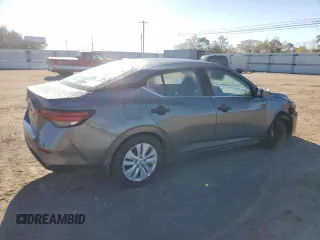 2025 Nissan Sentra S z VIN 3N1AB8BV1SY266922, wystawiony jako Copart lot #49598305 z przebiegiem 1 102 mil mil oraz Szkoda całkowita • Salvage title. Historia ofert i sprzedaży dostępna na DreamBid. Obrazek 3.
