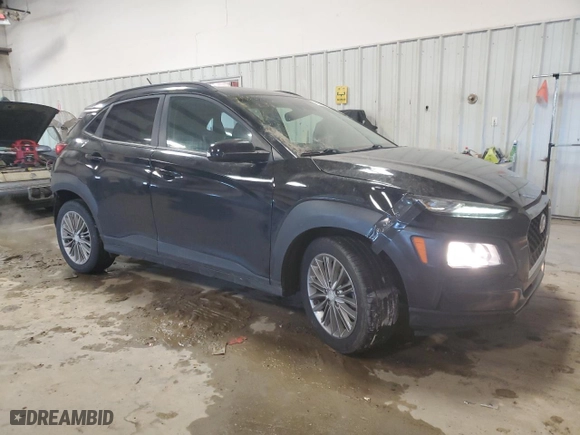 2018 Hyundai Kona SEL with VIN KM8K62AA0JU149329, listed as a Copart auction lot 45638595 with 84,087 mi miles and Salvage Title. Bid and sale history available at carsss.com. Image 4.