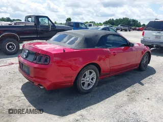 2013 Ford Mustang V6 with VIN 1ZVBP8EM6D5281421, listed as a IAAI auction lot 42387458 with 212,759 mi miles and . Bid and sale history available at DreamBid. Image 4.