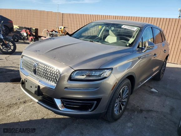 2020 Lincoln Nautilus Standard with VIN 2LMPJ6J94LBL34174, listed as a Copart auction lot 87245804 with 37,173 mi miles and Salvage Title. Bid and sale history available at carsss.com. Image 1.