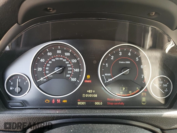 2015 BMW 4 Series 435i xDrive with VIN WBA3R5C55FK371298, listed as a Copart auction lot 59415455 with 90,301 mi miles and Clean title. Bid and sale history available at DreamBid. Image 9.