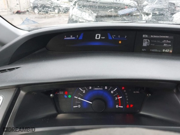 2014 Honda Civic Sedan LX with VIN 19XFB2F50EE024591, listed as a IAAI auction lot 41909219 with 118,233 mi miles. Bid and sale history available at carsss.com. Image 7.