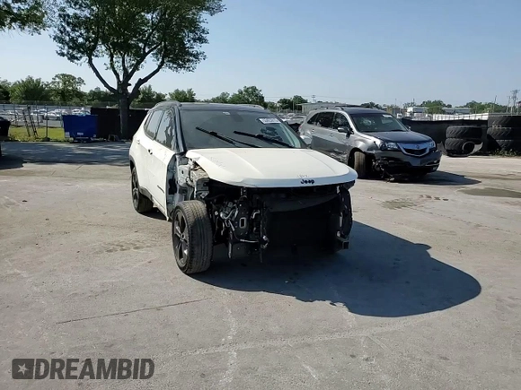 2018 Jeep Compass Latitude with VIN 3C4NJCBB9JT318383, listed as a Copart auction lot 53422815 with 98,482 mi miles and Salvage Title. Bid and sale history available at carsss.com. Image 15.