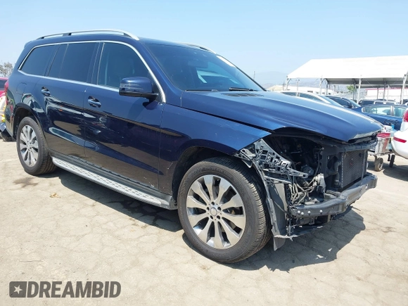 2017 Mercedes-Benz GLS 450 with VIN 4JGDF6EE7HA776876, listed as a IAAI auction lot 42355522 with 130,226 mi miles and . Bid and sale history available at DreamBid. Image 1.