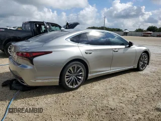 2022 Lexus LS with VIN JTHD51FF5N5017406, listed as a Copart auction lot 73726244 with 6,218 mi miles and Salvage Title. Bid and sale history available at carsss.com. Image 3.