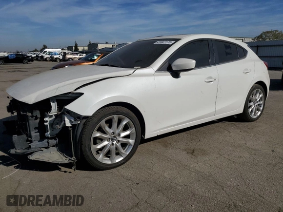 2015 Mazda 3 S Grand Touring with VIN JM1BM1M3XF1263185, listed as a Copart auction lot 41847175 with 157,301 mi miles and Salvage Title. Bid and sale history available at DreamBid. Image 1.