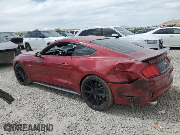 2017 Ford Mustang GT with VIN 1FA6P8CF4H5344536, listed as a Copart auction lot 61258635 with Not provided miles and Salvage title. Bid and sale history available at DreamBid. Image 2.