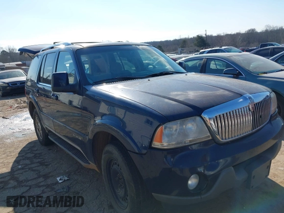 2005 Lincoln Aviator with VIN 5LMEU88HX5ZJ00234, listed as a IAAI auction lot 41408919 with 180,728 mi miles and . Bid and sale history available at DreamBid. Image 1.