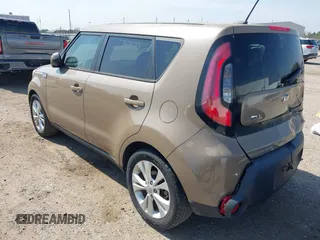 2015 Kia Soul + with VIN KNDJP3A53F7232765, listed as a IAAI auction lot 41670533 with 54,637 mi miles. Bid and sale history available at carsss.com. Image 3.