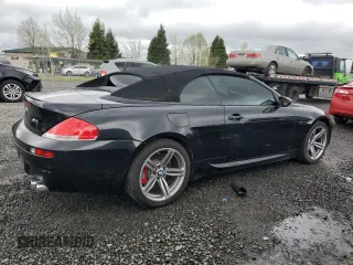 2007 BMW 6 Series M6 with VIN WBSEK93517CY78341, listed as a Copart auction lot 52765085 with 150,449 mi miles and Clean Title. Bid and sale history available at carsss.com. Image 3.