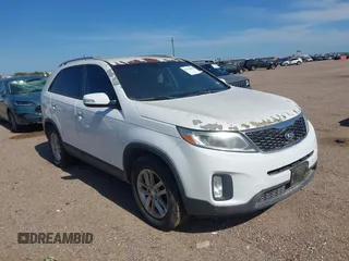 2015 Kia Sorento LX with VIN 5XYKT4A6XFG654663, listed as a IAAI auction lot 42196806 with 129,296 mi miles and . Bid and sale history available at DreamBid. Image 1.