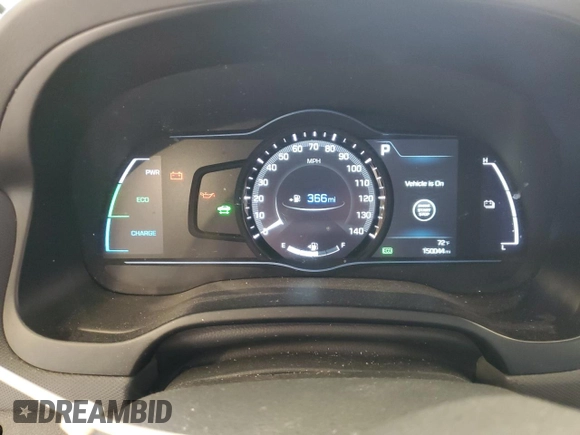 2019 Hyundai Ioniq Limited with VIN KMHC85LC6KU115539, listed as a Copart auction lot 53301875 with 150,044 mi miles and Clean title. Bid and sale history available at DreamBid. Image 9.