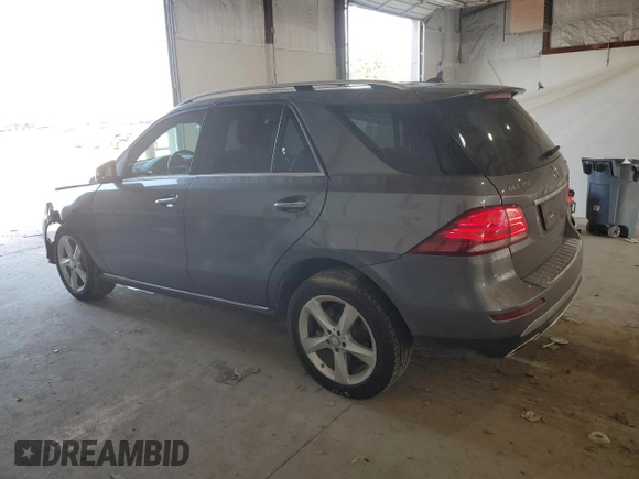 2017 Mercedes-Benz GLE 350 with VIN 4JGDA5HB0HA863514, listed as a Copart auction lot 62062965 with 79,475 mi miles and Salvage title. Bid and sale history available at DreamBid. Image 2.