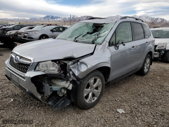 2015 Subaru Forester 2.5i Premium with VIN JF2SJADC8FH478341, listed as a Copart auction lot 65296462 with 136,855 mi miles and Salvage Title. Bid and sale history available at carsss.com. Image 2.