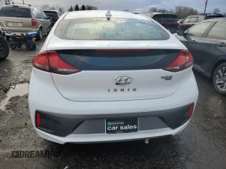 2020 Hyundai Ioniq Blue with VIN KMHC65LC5LU234609, listed as a Copart auction lot 86189074 with 71,220 mi miles and Salvage title. Bid and sale history available at DreamBid. Image 6.
