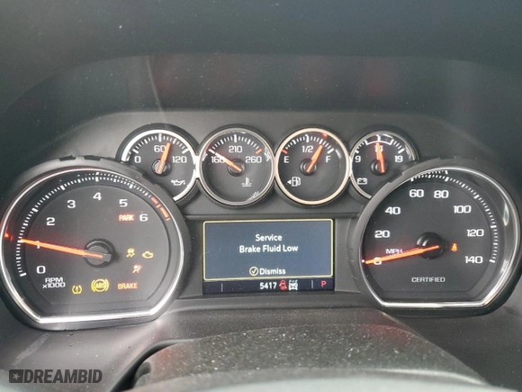 2023 Chevrolet Tahoe Commercial with VIN 1GNSKLED4PR435830, listed as a Copart auction lot 47010865 with 5,417 mi miles and Salvage Title. Bid and sale history available at carsss.com. Image 9.