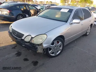 2002 Lexus GS 430 with VIN JT8BL69S620009827, listed as a IAAI auction lot 41847321 with 241,238 mi miles. Bid and sale history available at carsss.com. Image 18.
