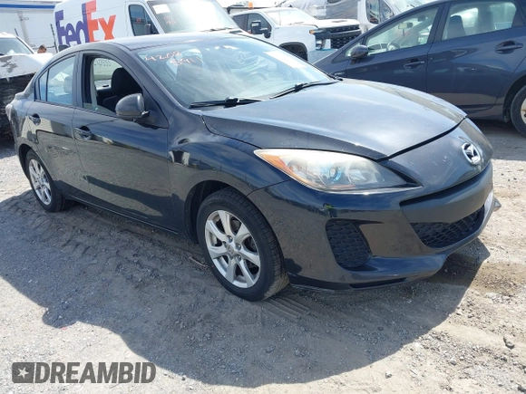 2012 Mazda 3 i Touring with VIN JM1BL1V88C1635308, listed as a IAAI auction lot 42085911 with 142,802 mi miles and . Bid and sale history available at DreamBid. Image 1.