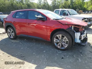2023 Subaru Solterra Limited with VIN JTMABABA8PA024996, listed as a Copart auction lot 57842655 with 11,080 mi miles and Salvage title. Bid and sale history available at DreamBid. Image 4.