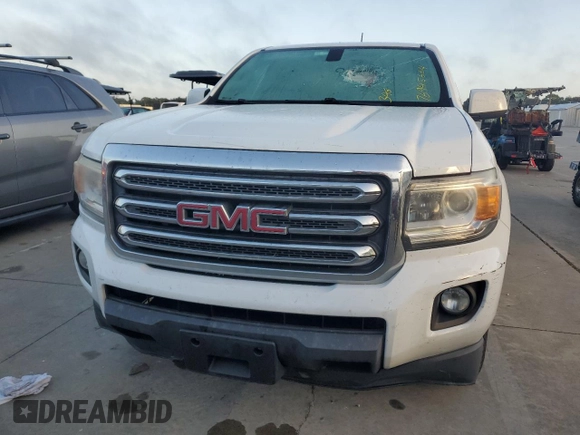 2015 GMC Canyon 2WD SLE with VIN 1GTH5BEA2F1131855, listed as a Copart auction lot 83924504 with 0 mi miles and Salvage Title. Bid and sale history available at carsss.com. Image 5.