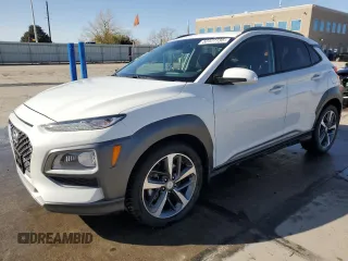 2021 Hyundai Kona Limited with VIN KM8K3CA51MU630521, listed as a Copart auction lot 52377735 with 28,024 mi miles and Salvage Title. Bid and sale history available at carsss.com. Image 1.