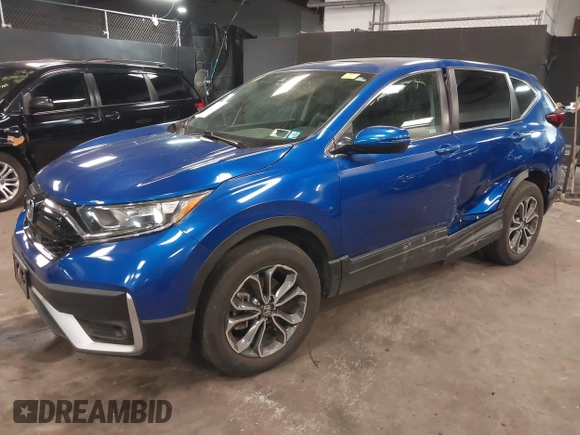 2022 Honda CR-V EX-L with VIN 7FARW2H83NE013799, listed as a IAAI auction lot 41738347 with 29,102 mi miles. Bid and sale history available at carsss.com. Image 17.