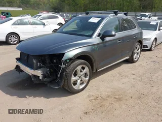 2022 Audi Q5 S line Premium Plus with VIN WA1EAAFY8N2001294, listed as a IAAI auction lot 42044244 with 56,967 mi miles and . Bid and sale history available at DreamBid. Image 17.