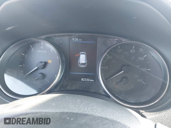 2019 Nissan Rogue SL with VIN 5N1AT2MT1KC833220, listed as a IAAI auction lot 42179936 with 82,232 mi miles and . Bid and sale history available at DreamBid. Image 7.