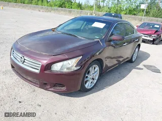 2014 Nissan Maxima 3.5 S with VIN 1N4AA5AP1EC465683, listed as a IAAI auction lot 41981572 with 199,368 mi miles. Bid and sale history available at carsss.com. Image 2.